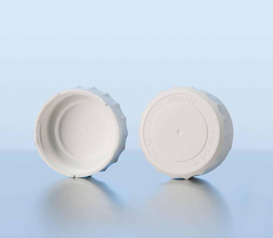 DURAN skruelåg GL56, PP, for DURAN® Tilt, 10stk