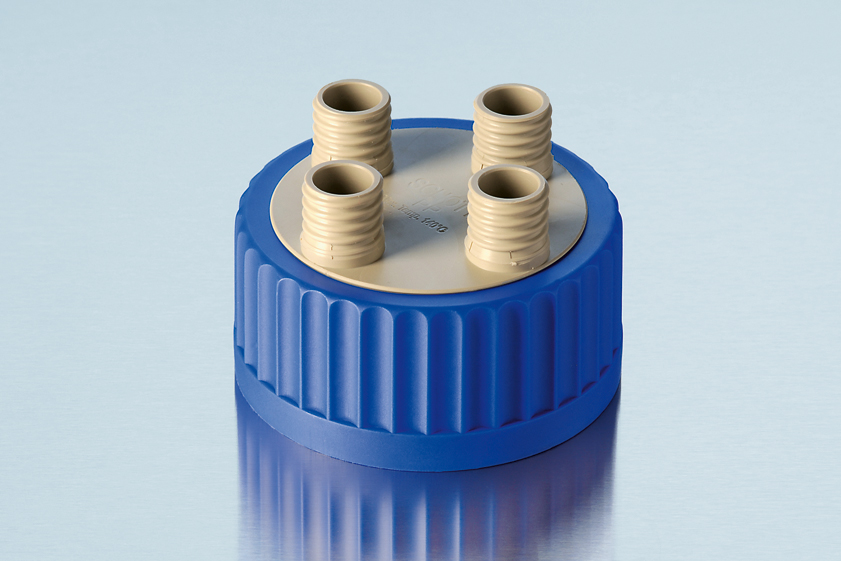 Skruelåg GLS 80, 4xGL8 porte, EPDM, 2stk