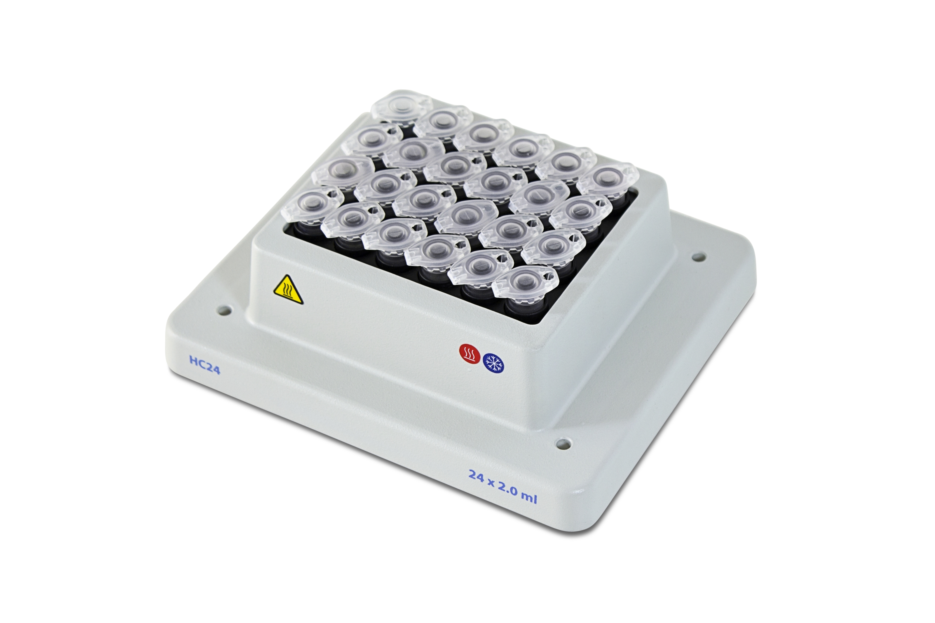 Block heating/cooling for 24 x 2.0ml microtubes, f