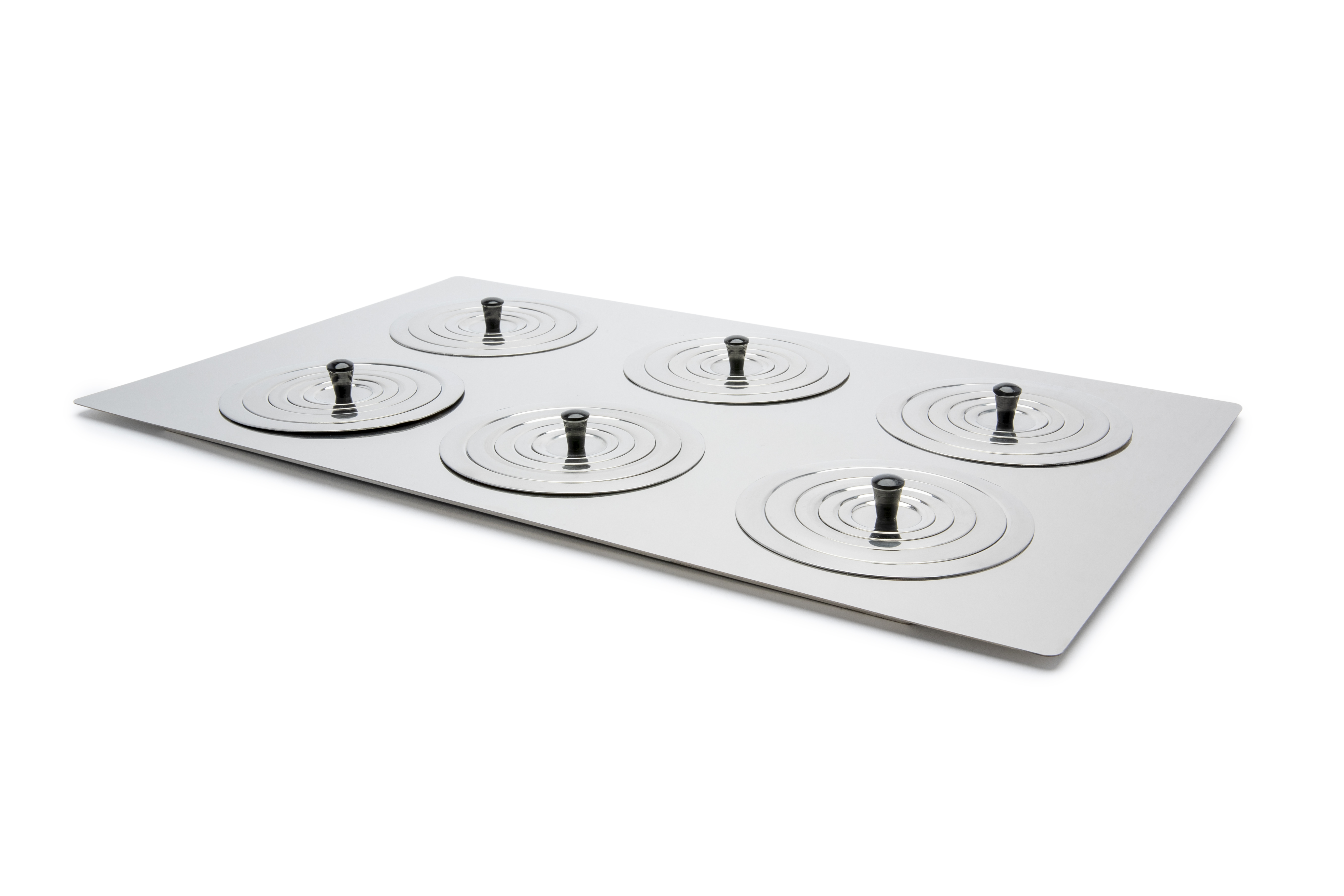 Lid flat stainless steel with ring set for SAP18/2
