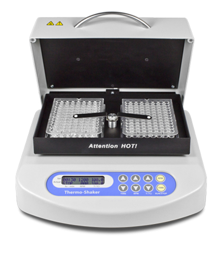 Thermoshaker for microplates, holds 2 standard mic
