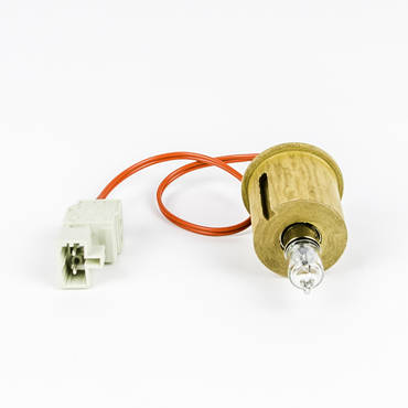 Tungsten-halogen lamp adjusted