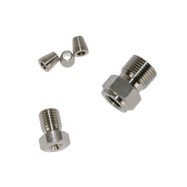 Inlet-bushing kit 1/8" for pump heads 50 ml