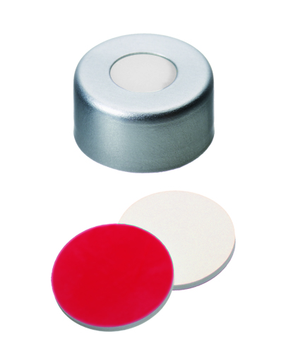 Crimp cap 11 mm Silicone/ PTFE 1,5 mm, 100 pcs