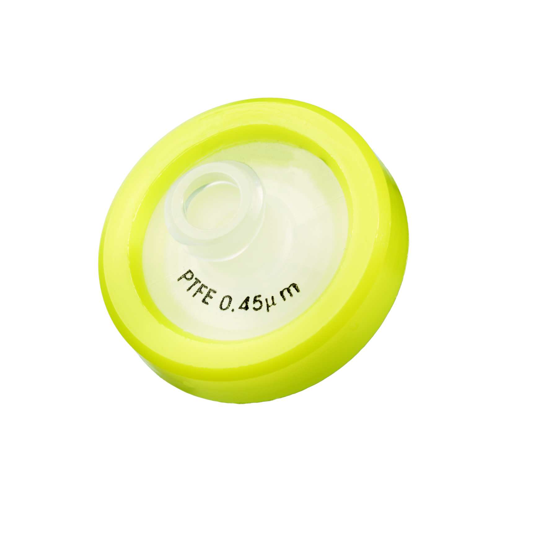 Sprøjtefilter PTFE 17mm 0,45um gul, 100 stk