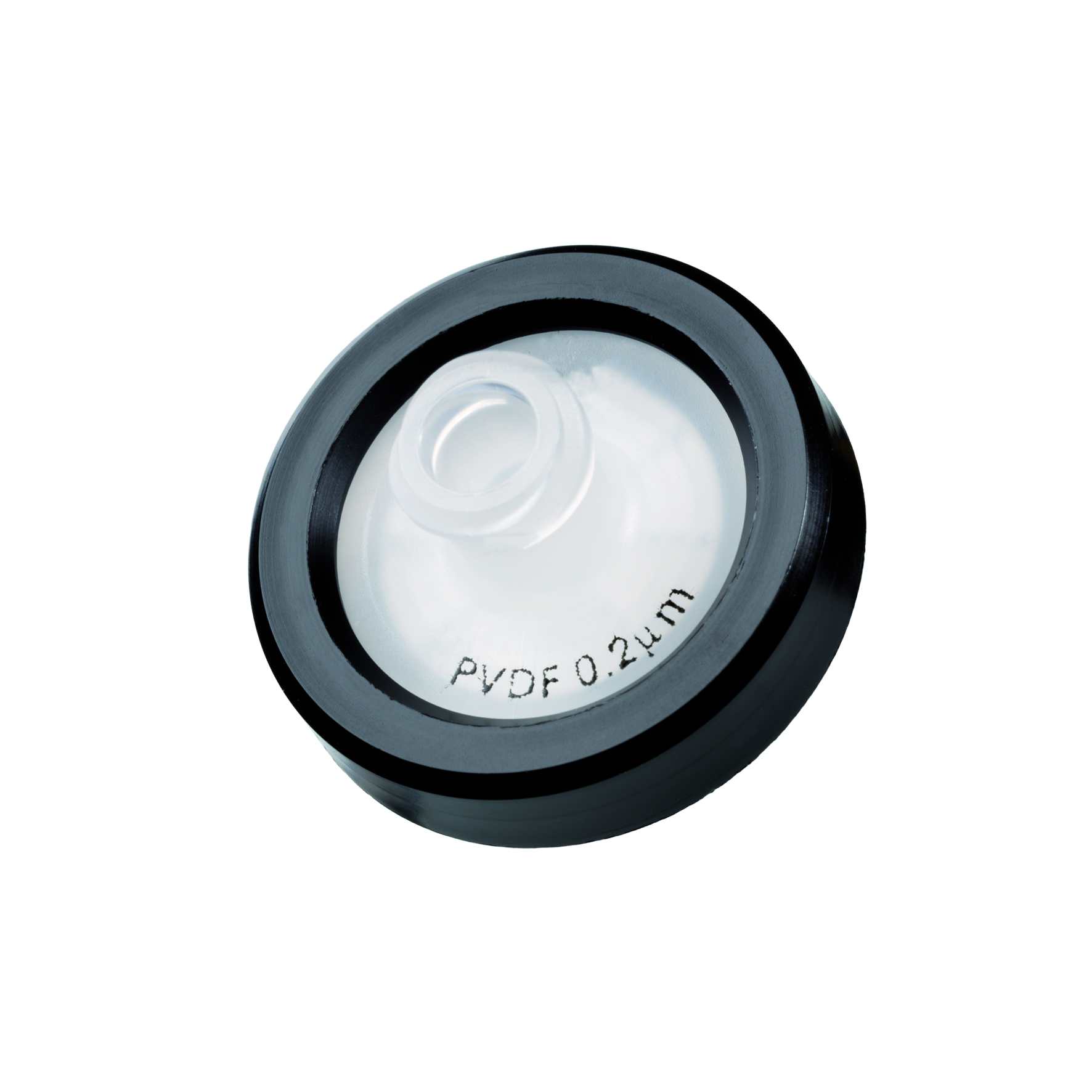 Sprøjtefilter PVDF m/forf 17mm 0,2um sort, 100 stk
