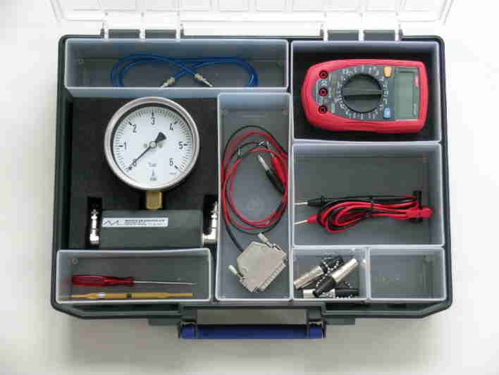 Calibration kit for pressure and temp.
