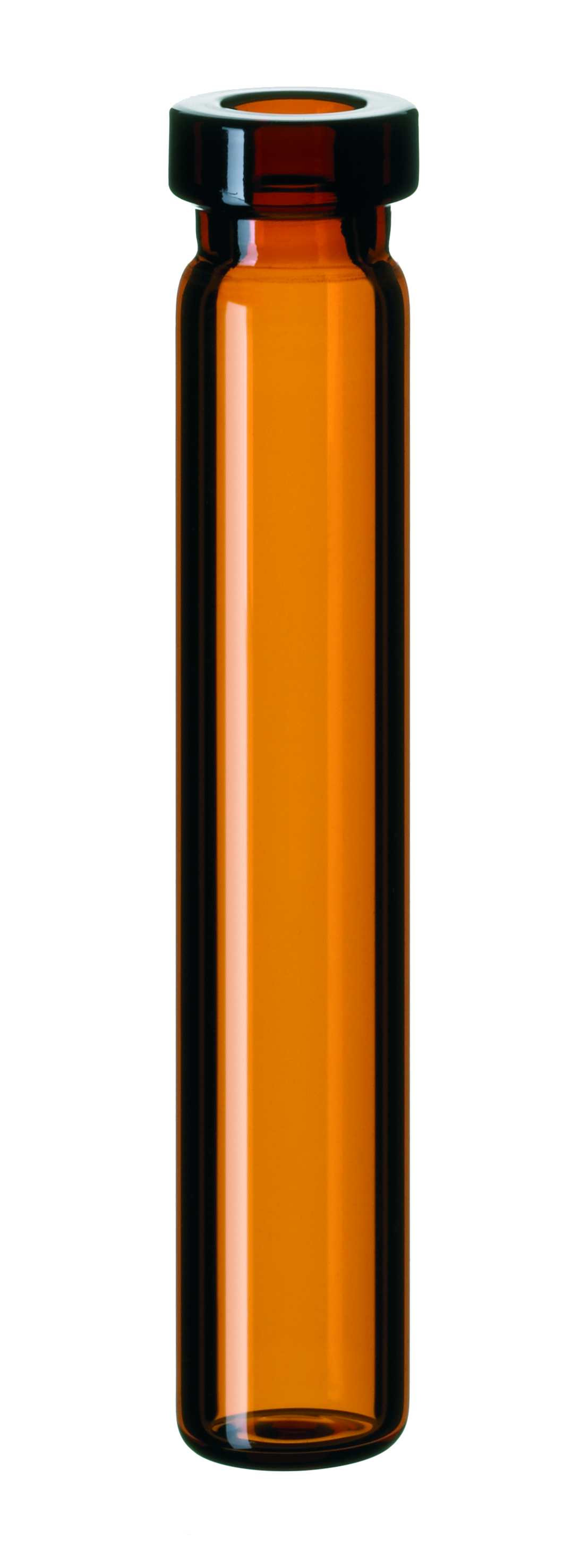 Crimp vial 0,7 ml 8 mm neck, amber, LP, 100 pcs