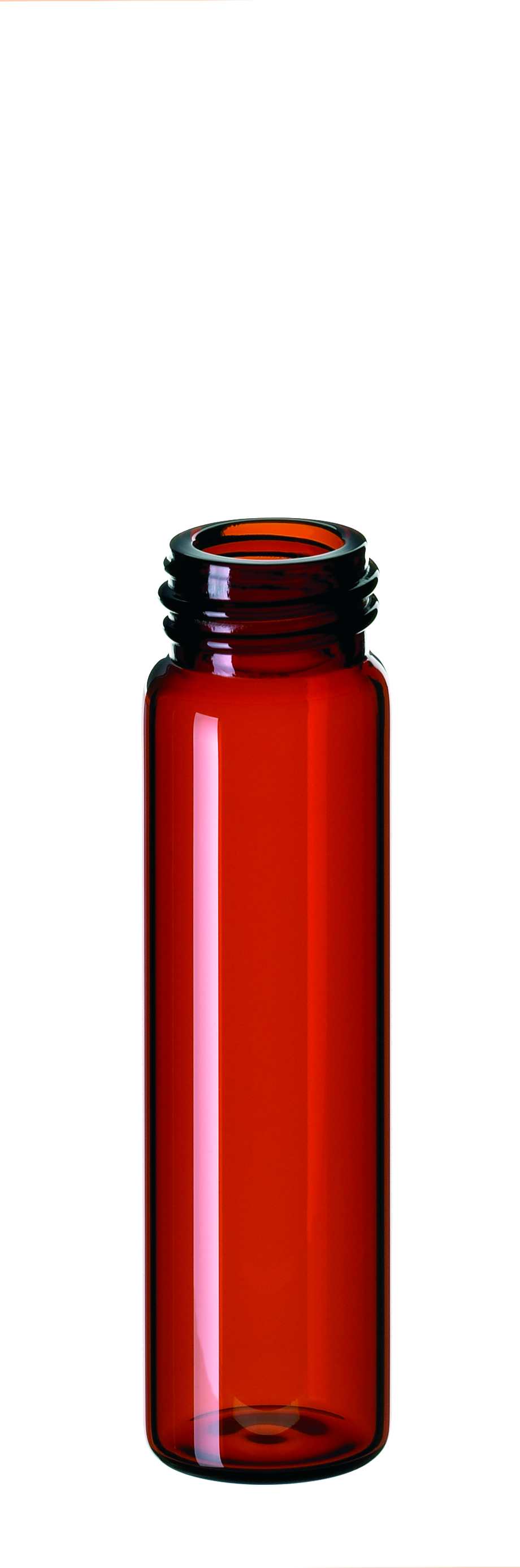 Screw cap vial 8 ml 16,6x61mm 15-425, amber, 100pc