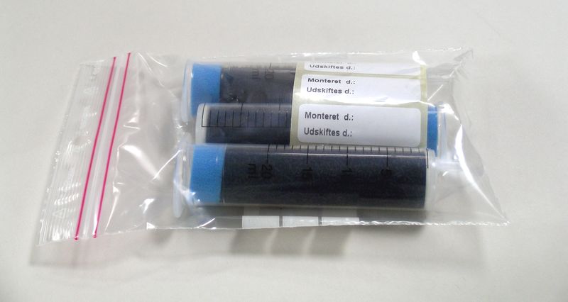 Charcoal filter for reservoir bottle, 3 pcs