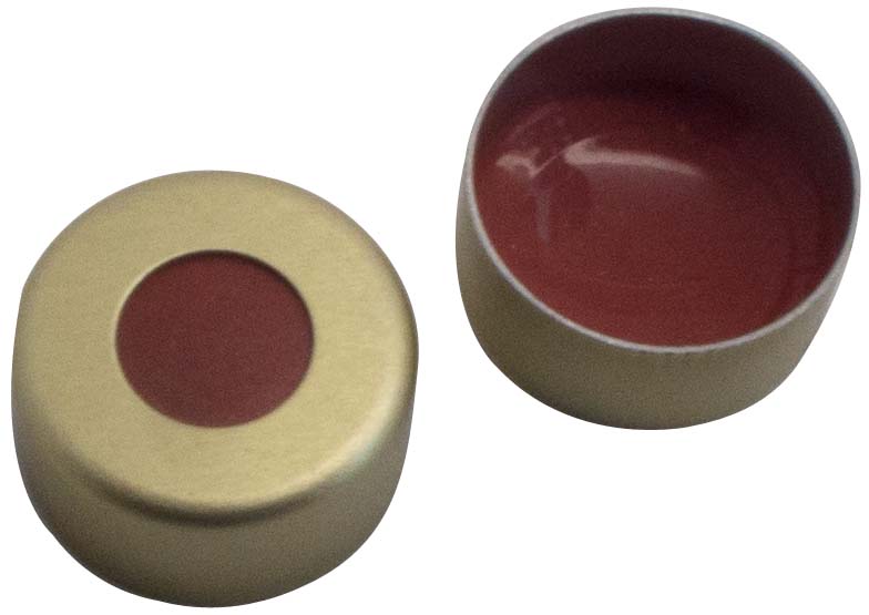 Kapsel 11mm, alu, guld, G/B/TEF, 1,0mm, 100stk