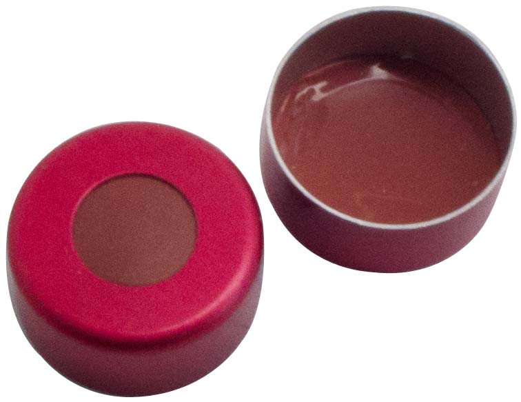 Kapsel 11mm, alu, rød, G/B/TEF, 1,0mm, 100stk