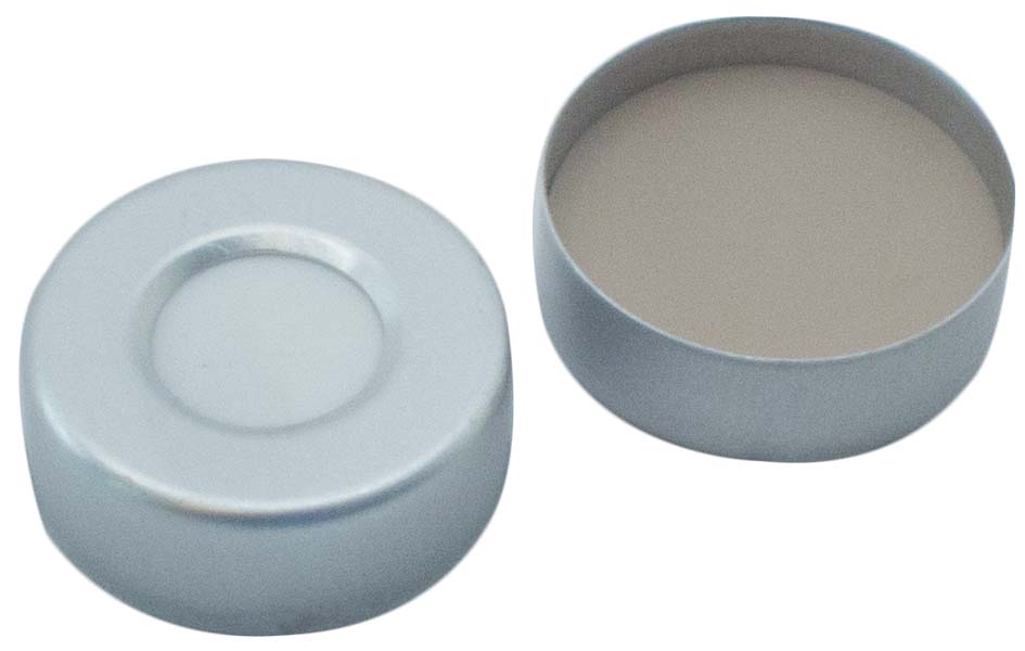 Kapsel 20mm, alu, Sil/PTFE, 3,0mm, 100stk
