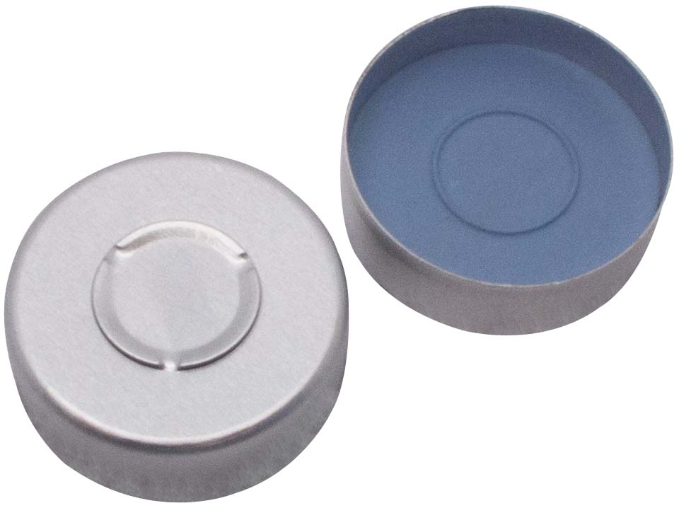 Kapsel 20mm, alu, C-T, Butyl, 3,0mm, 100stk