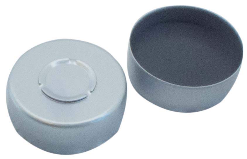 Kapsel 20mm, alu, C-T, B/PTFE, 3,0mm, 100stk