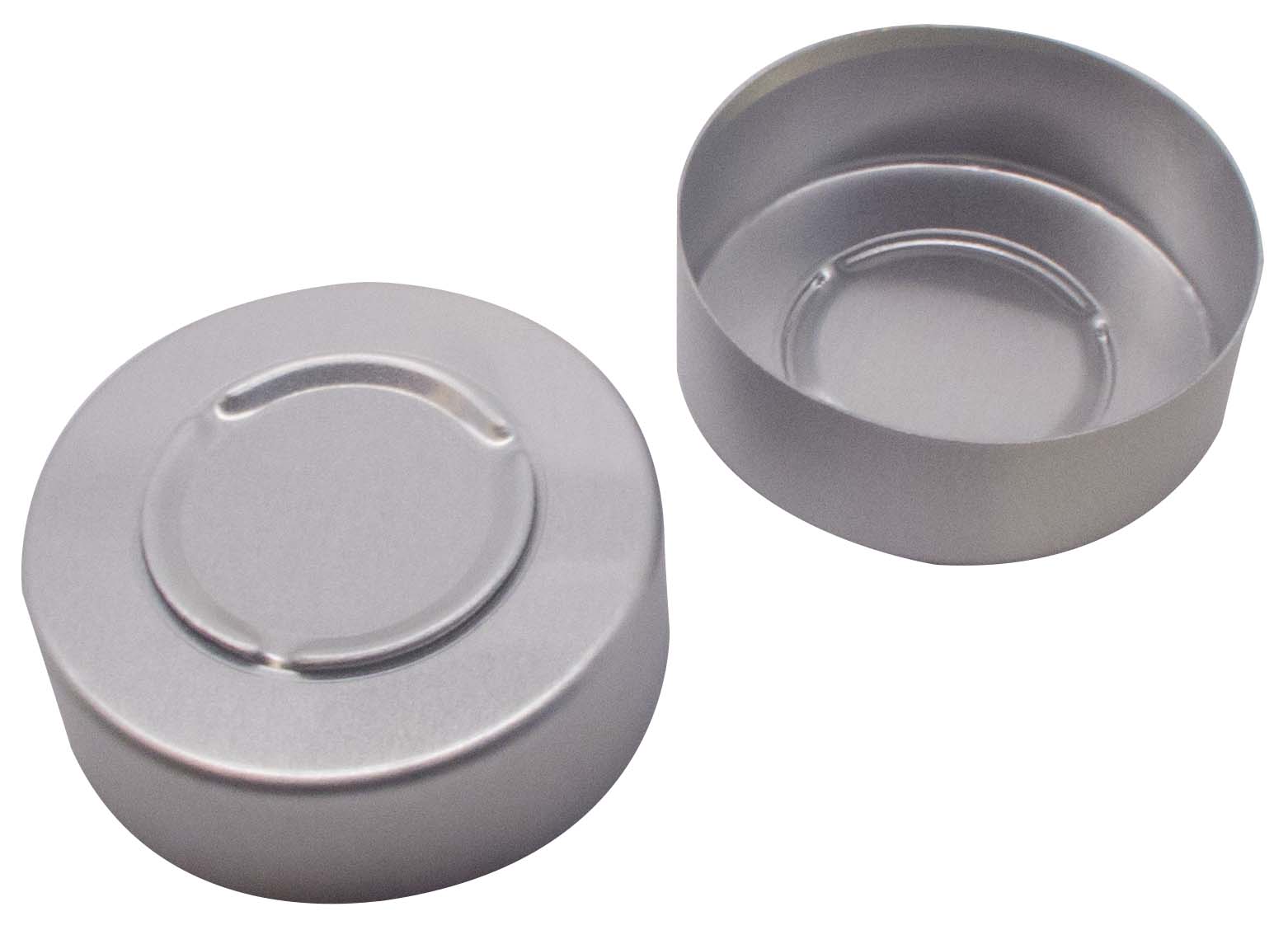 Kapsel 32mm, alu, center afrivning, 1000stk