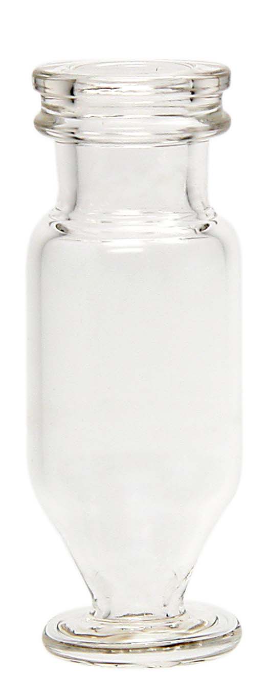 Mikro-vial SR 1,1ml, 11mm, klar, med fod, 100stk