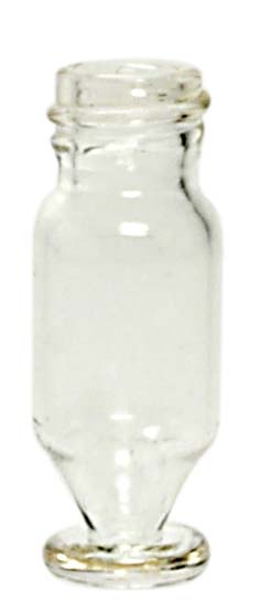 Mikro-vial 1,1ml, 10-425, klar, med fod, 100stk