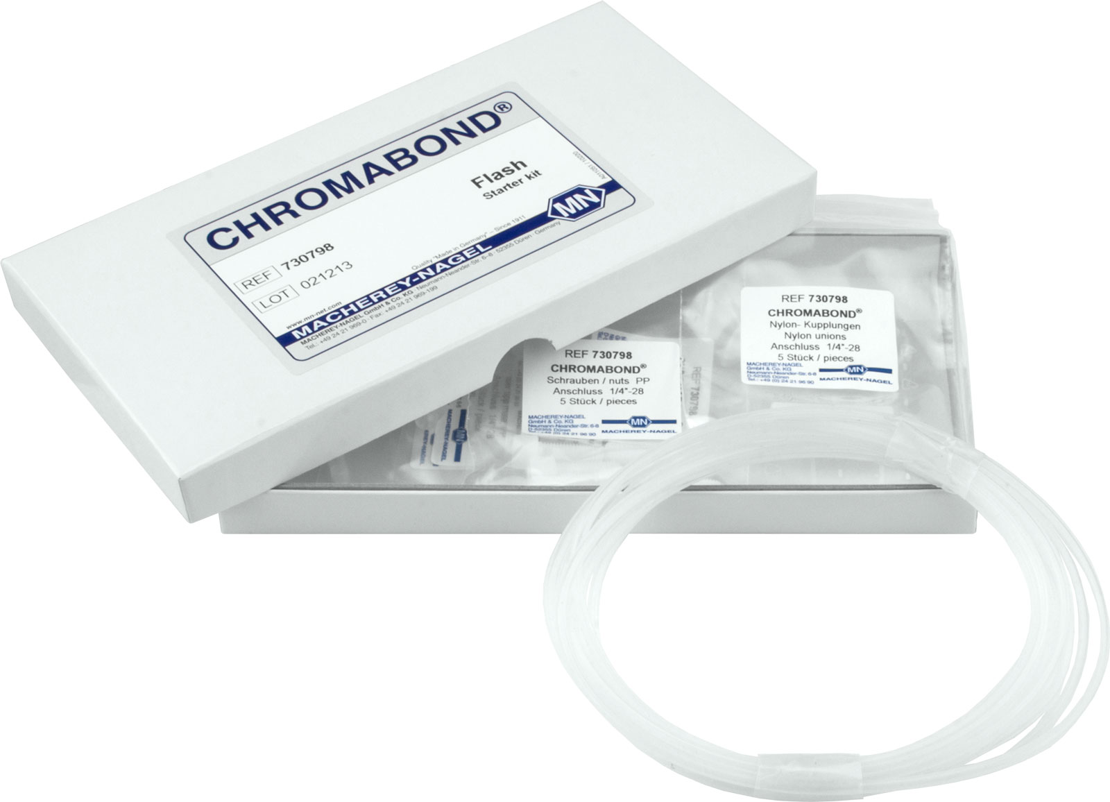 CHROMABOND Flash starter kit consist of:1 Tube, PT