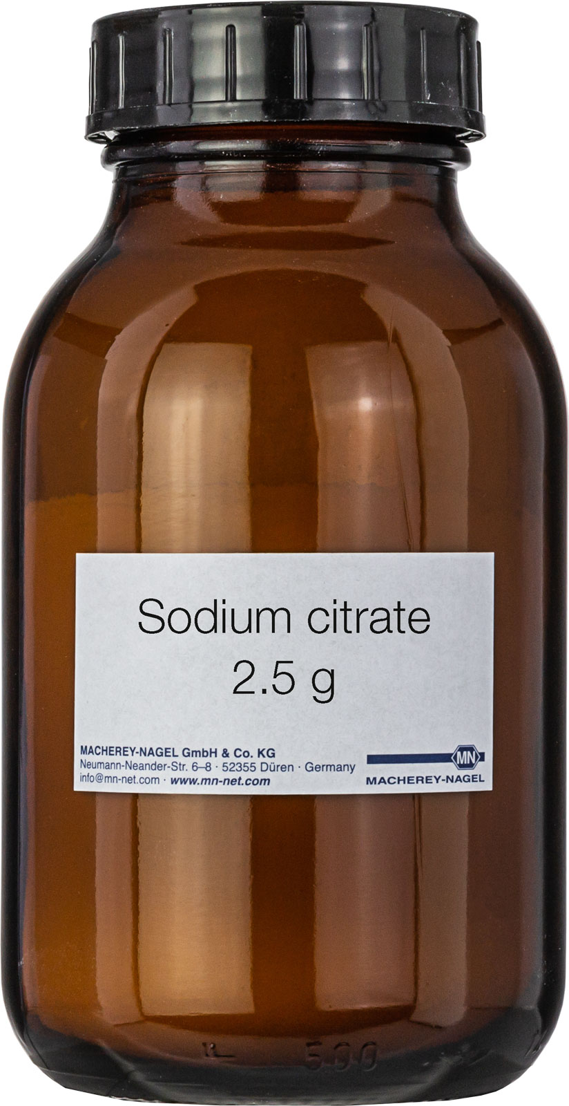 Sodium citrate, 2,5 g i 100ml flaske
