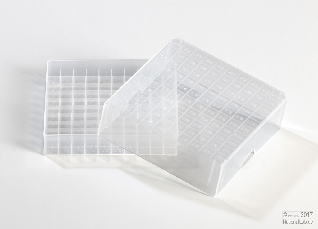 EPPi Cryobox 2.0, 10x10, natur, 53 mm, PP