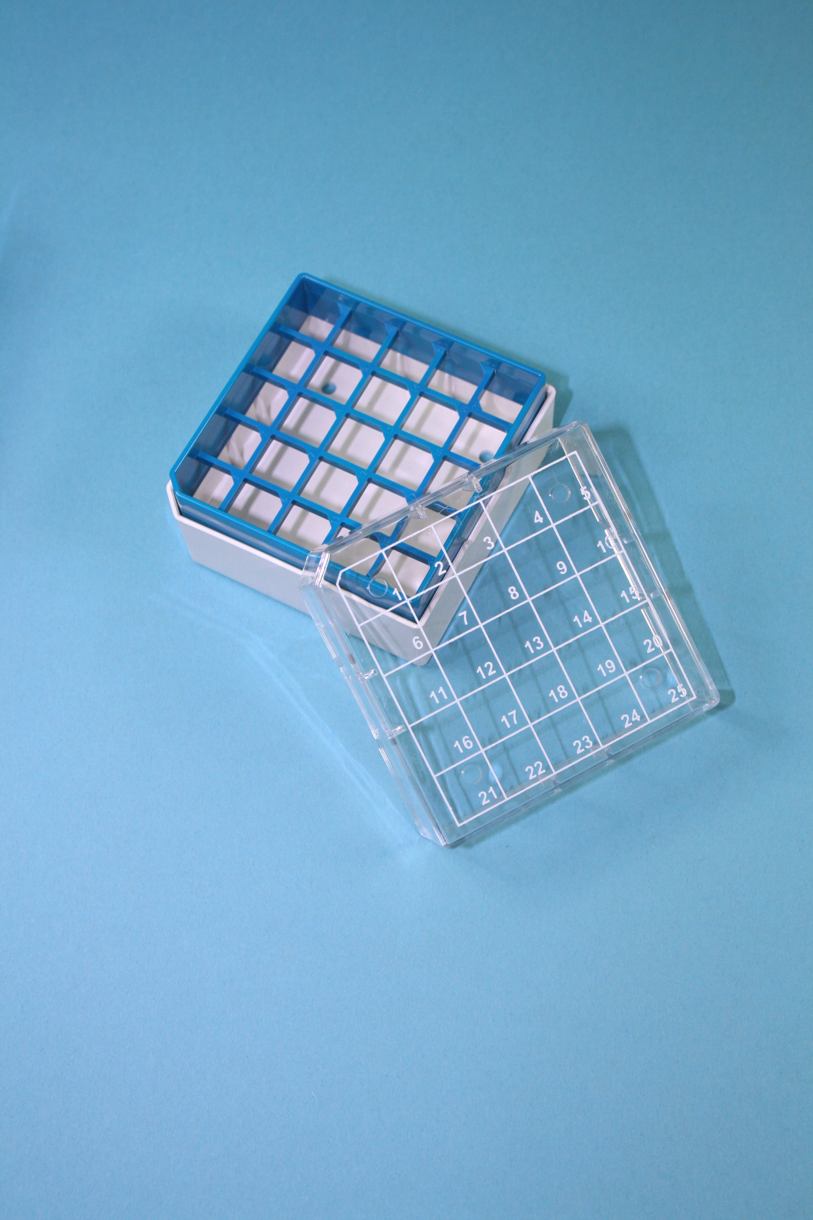 Kryo Box 25, 5x5, blå, 52mm, fast, PC, 26,3mm