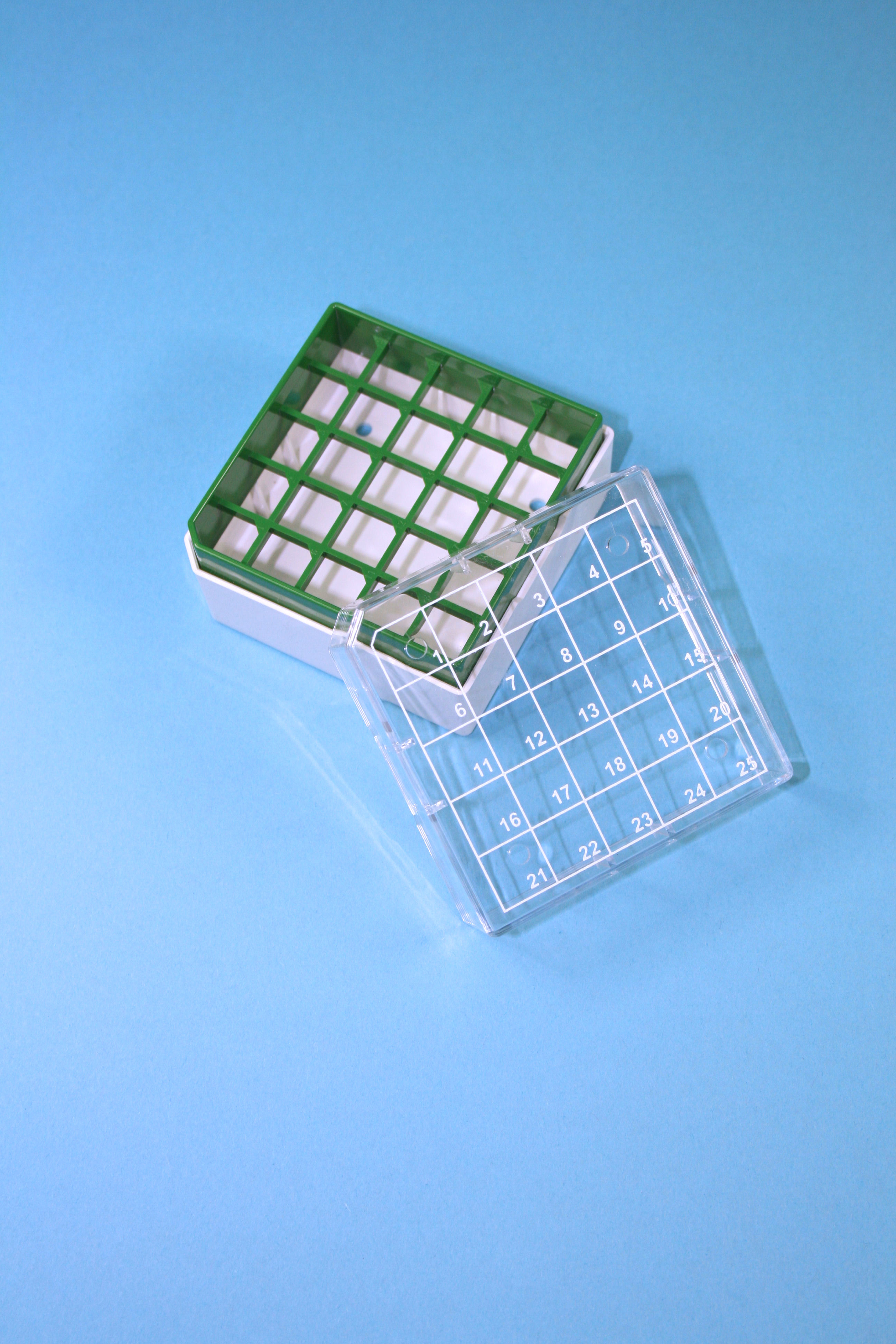 Kryo Box 25, 5x5, grøn, 52mm, fast, PC, 26,3mm