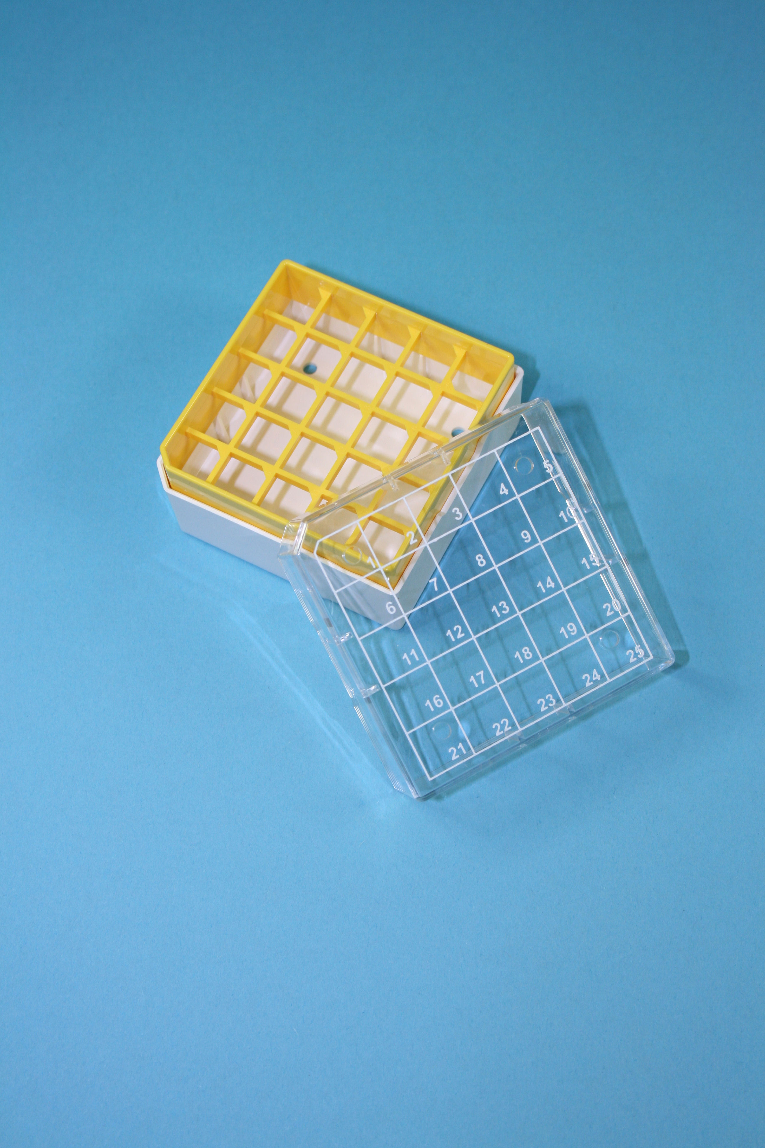 Kryo Box 25, 5x5, gul, 52mm, fast, PC, 26,3mm