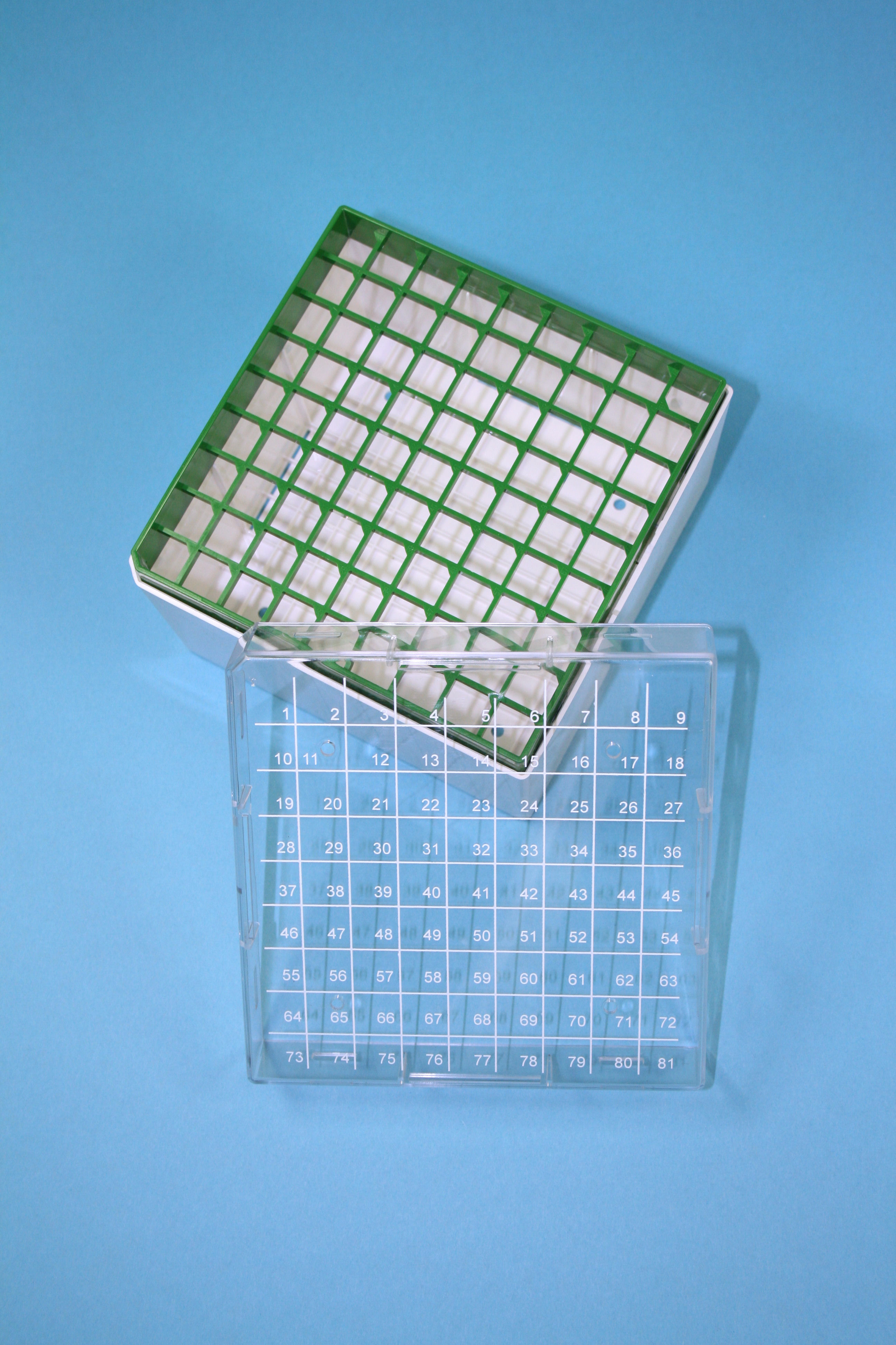 Kryo Box 81H, 9x9, grøn, 95mm, fast