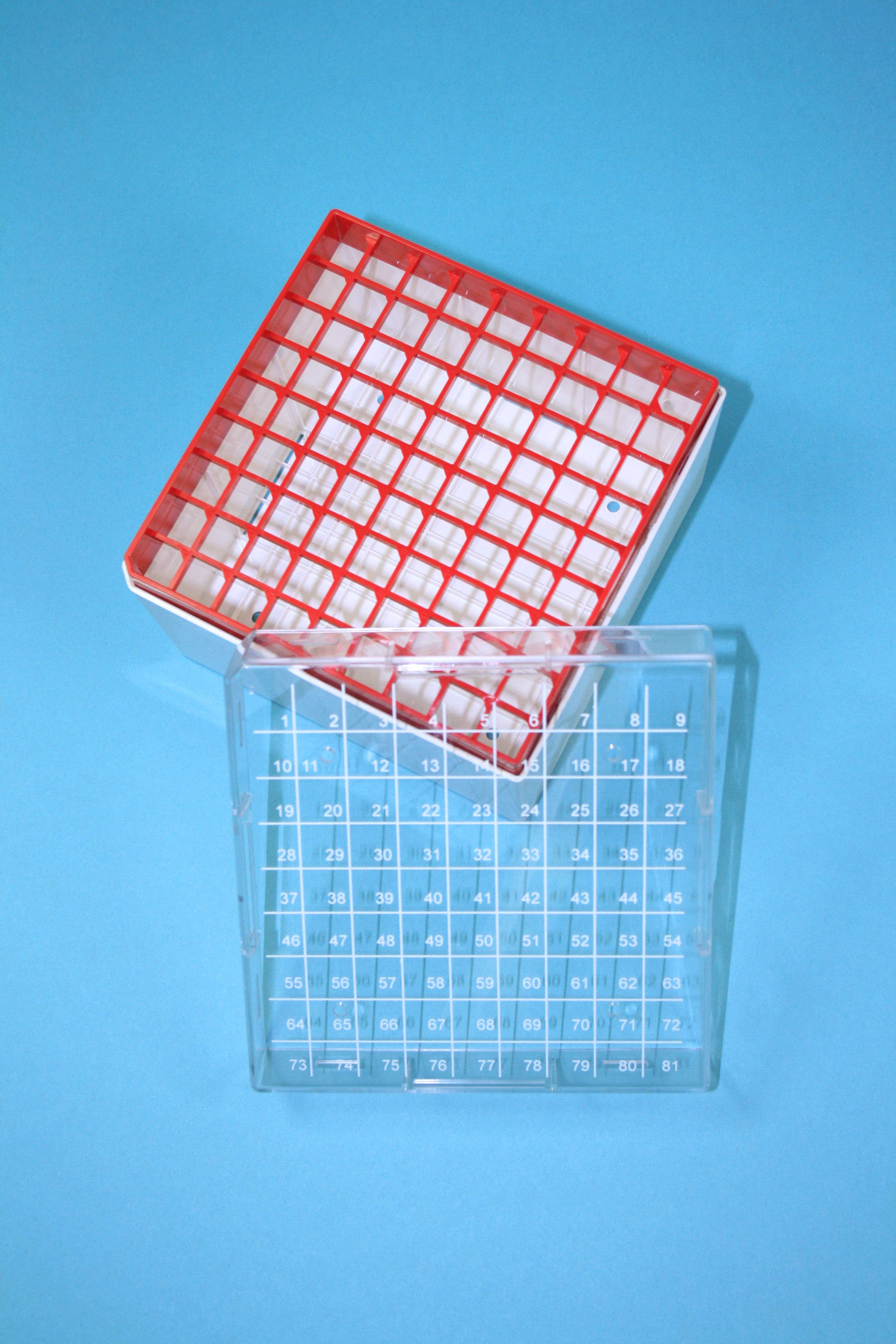 Kryo Box 81H, 9x9, rød, 95mm, fast