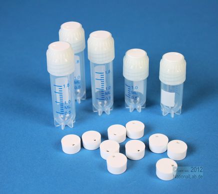 Colored Inserts, Thorbi Cryo tubes, white 5x100pcs