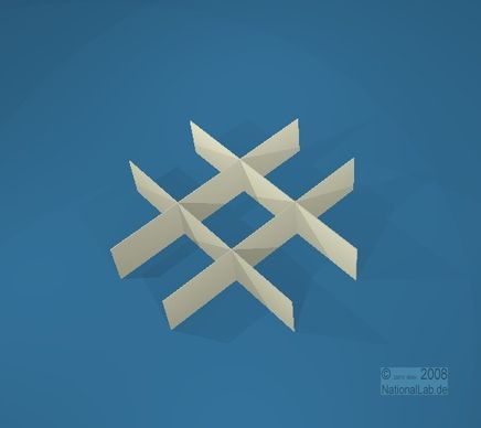 NANU, 3x3 pos. indd., 15mm, fiber, 44,2mm, 20stk