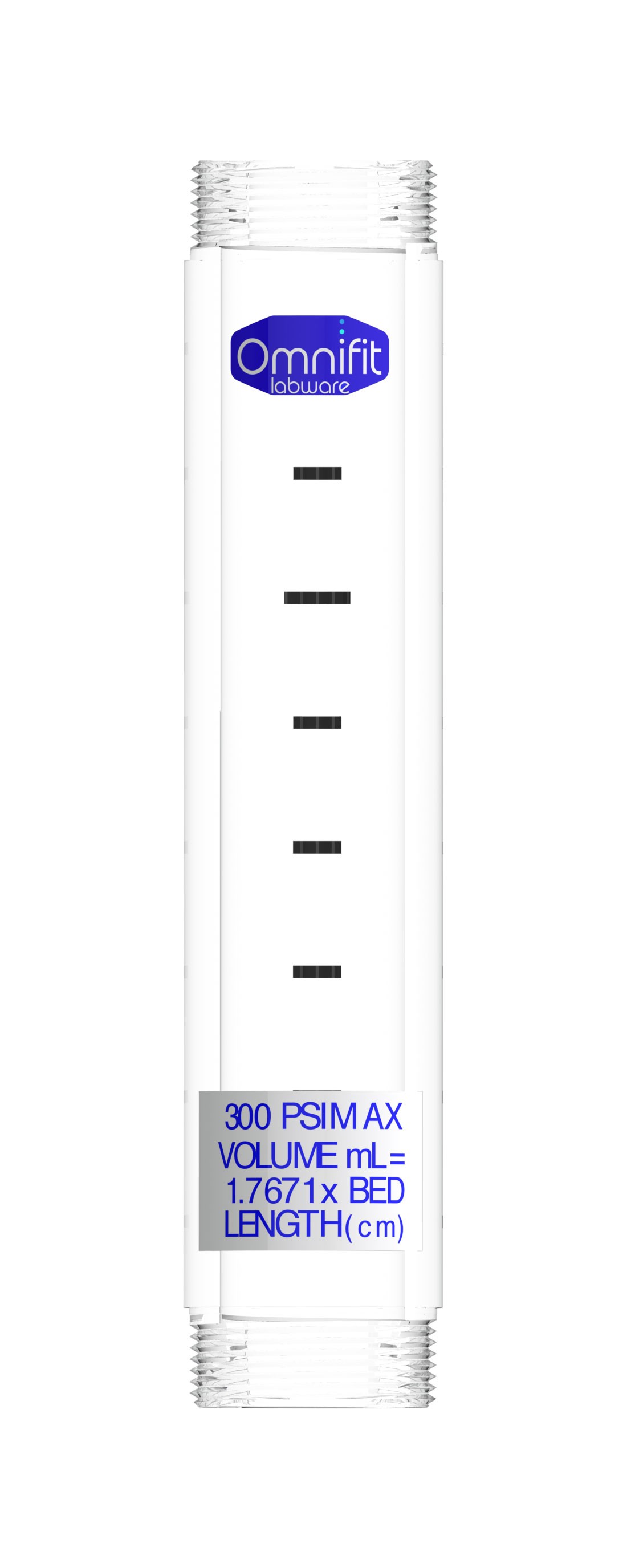 Glass column 100x25 mm