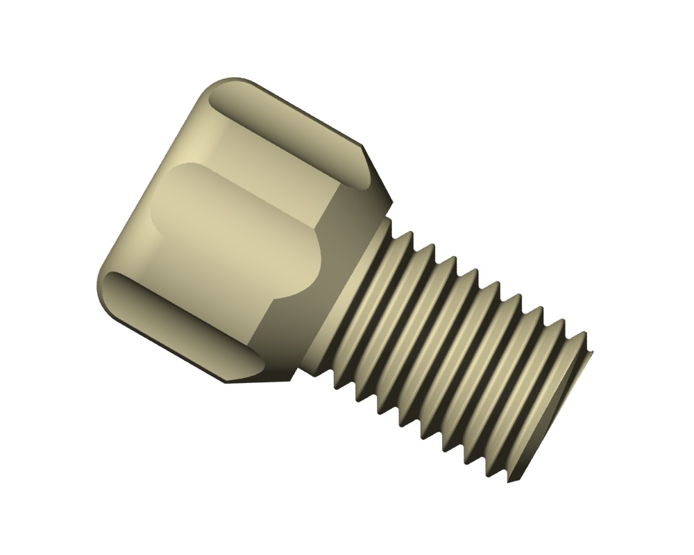 Skrue 1/16 PEEK, til 1544 ferrule, kompakt, 10 stk