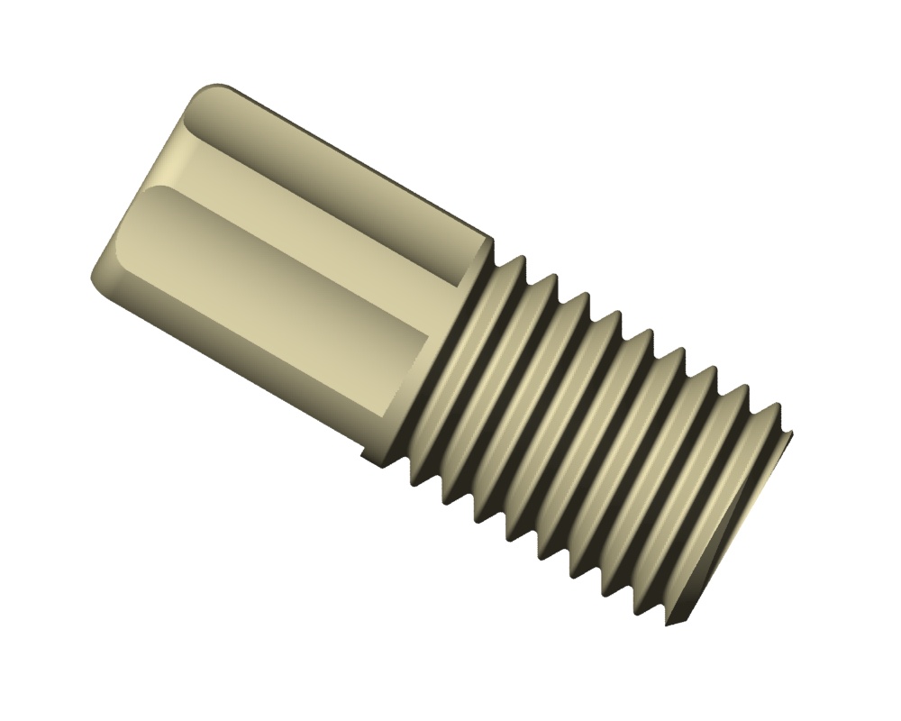 Skrue 1/16 PEEK, til 1544 ferrule, 10 stk