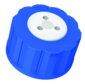 T-SERIES CAP, GL45, 3 PORTS, CHECK VALVE/FILTER