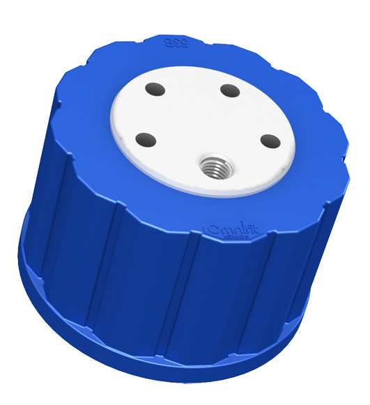 T-SERIES WASTE CAP, 53B, 4 INLETS, 1 VENT