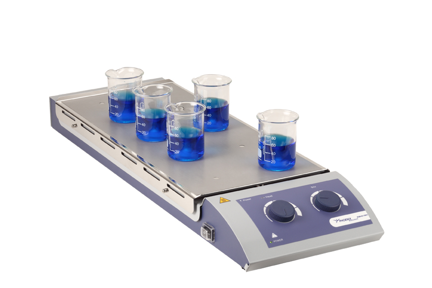 10-channel magnetic stirrer with heating