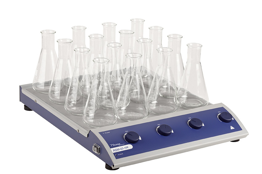 16 channel magnetic stirrer