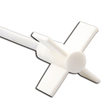 Omrører propel, PTFE-coated med 4 blade