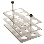 Rack 4 for tubes Ø56mm/8 positions (biberon)