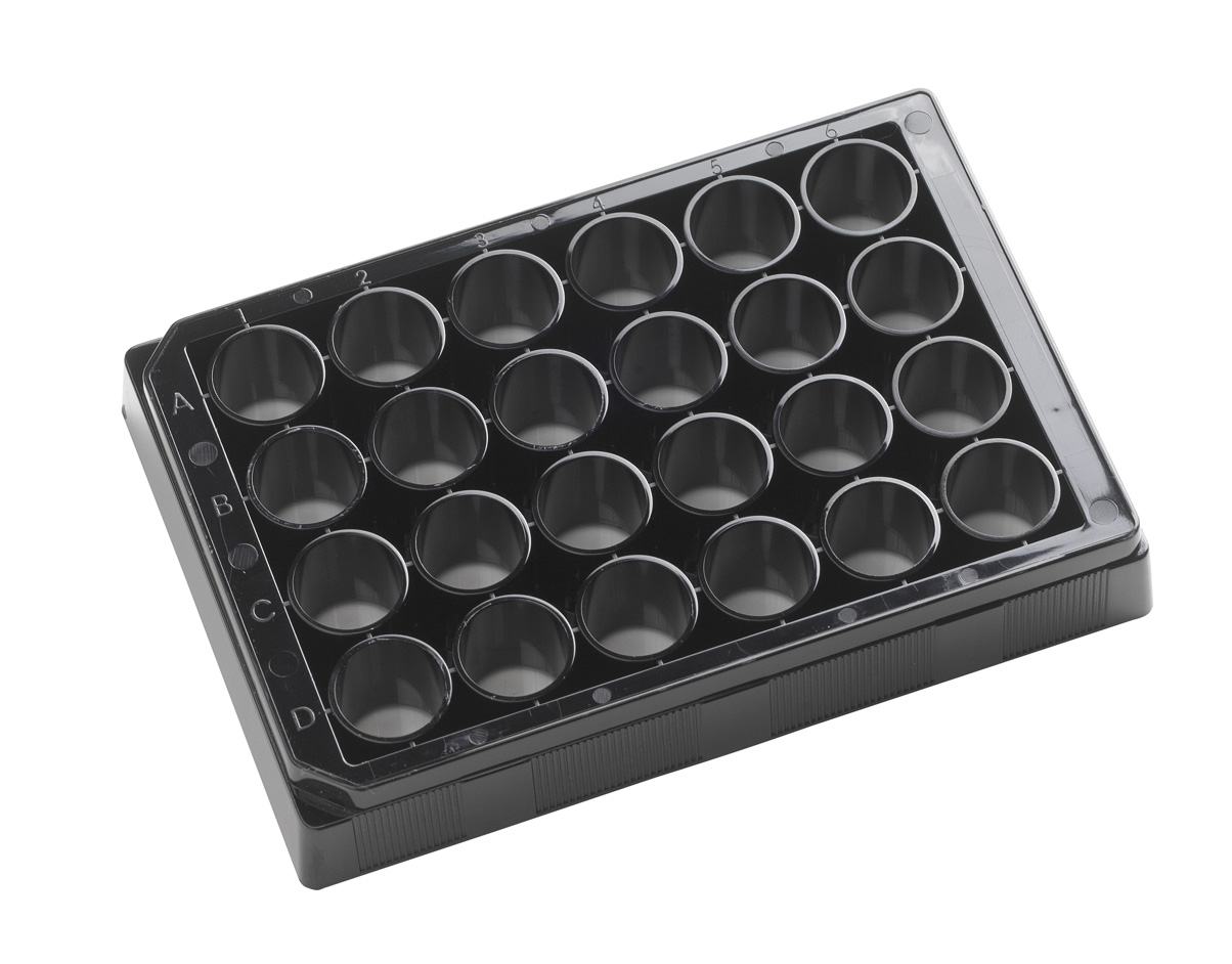 24 pos. plade sort, låg, sgl ste., 10stk