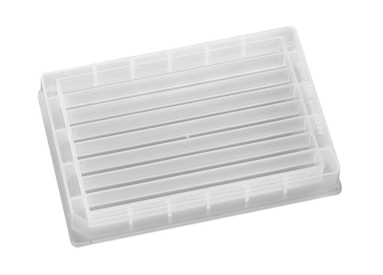 Reservoir, 8 rækker, opd., flad, lav, PP 84ml, 25s