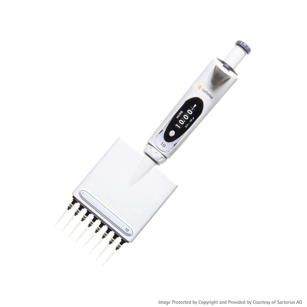 Pipette mLine, mek., 8-kanal, 0,5-10ul