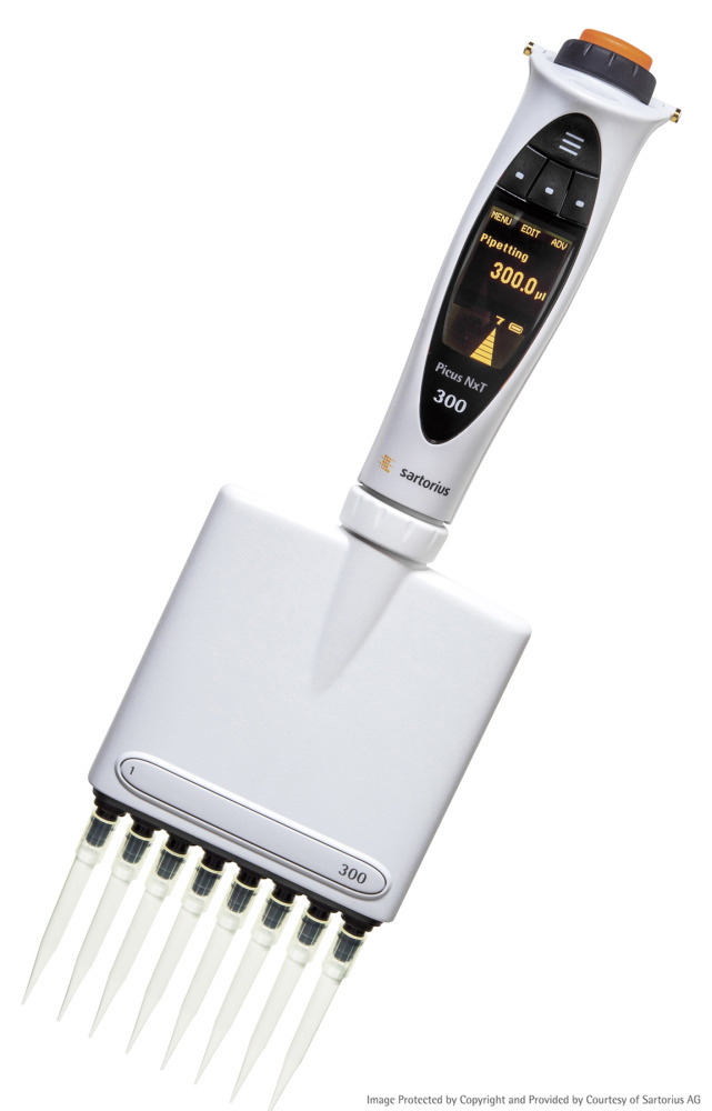 Pipette mLine, mek., 8-kanal, 30-300ul