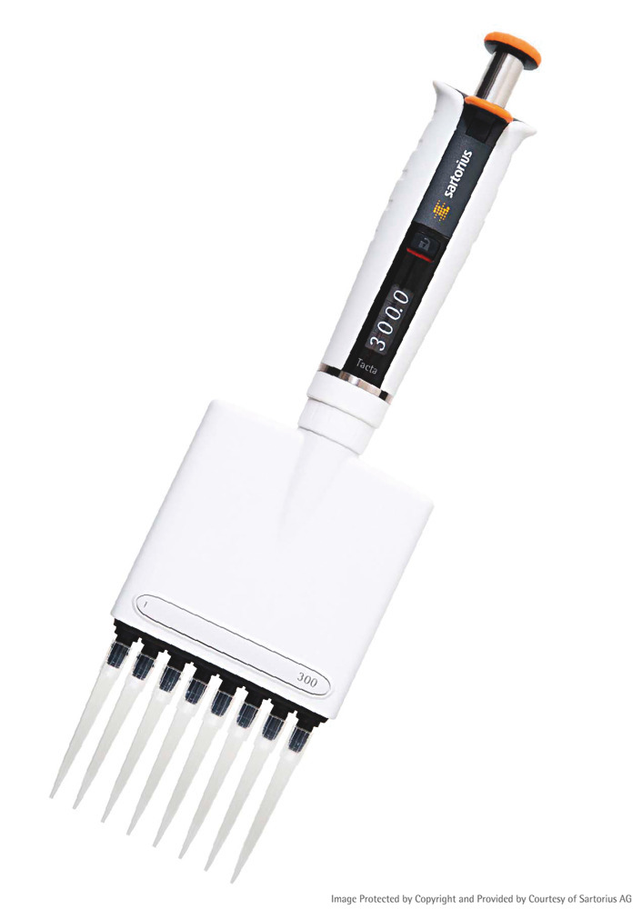 Pipette Tacta, mek., 8-kanal, 30-300ul