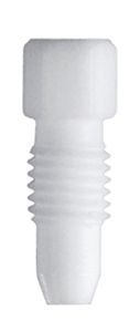 Fitting for låg, 1,6 mm, PTFE, hvid, 10 stk
