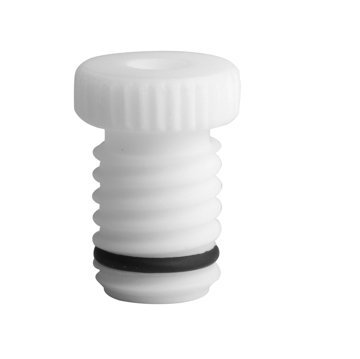 Adapter, PTFE, kul f.-port til fitting-port