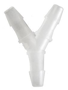 Y connector, f/6mm id tubing, PP