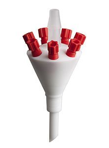 8-i-1 adapter, 7x3,2 mm, 1x6,4 mm, lodret